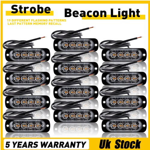12x 4led 24v amber - 12x, recovery