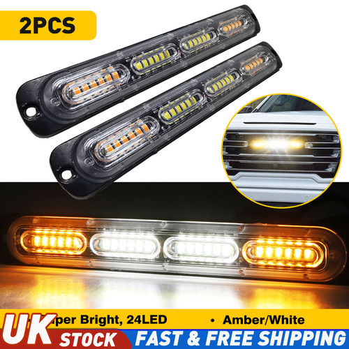 Amber white led strobe - led,