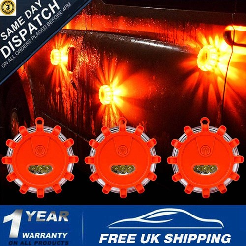 Car breakdown road safety - 3x,