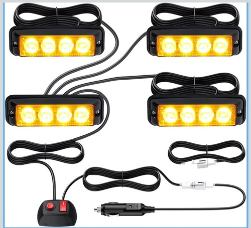 Pcs 4led amber recovery - 4,