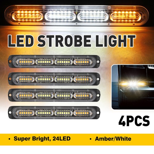 12v 24v 24led amber - 4x,