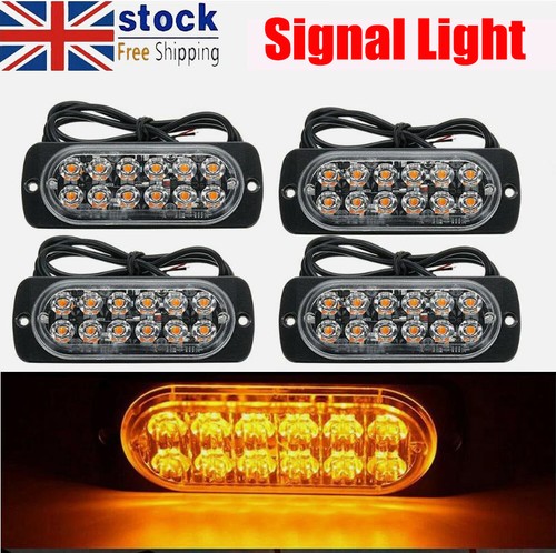 Led warning hazard - 4x,