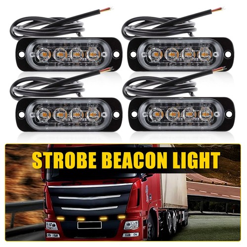 Led 12v amber recovery - 4x,